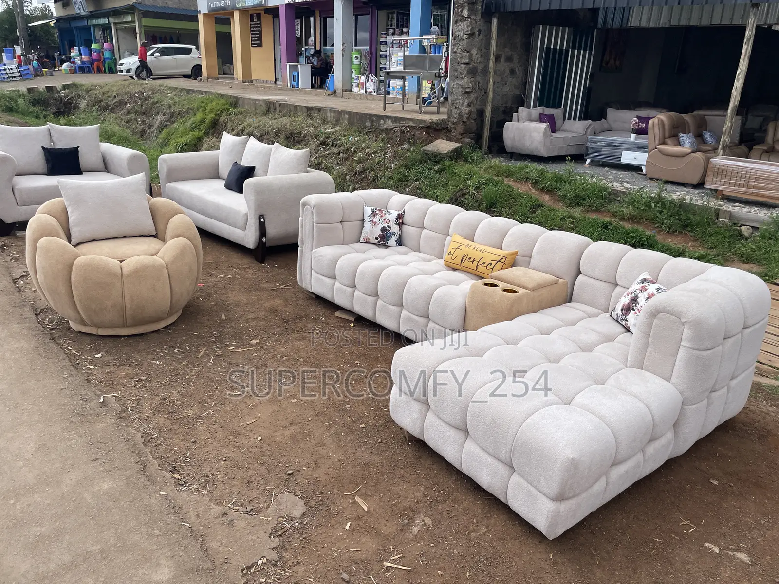 Bubble L Shape Sofa