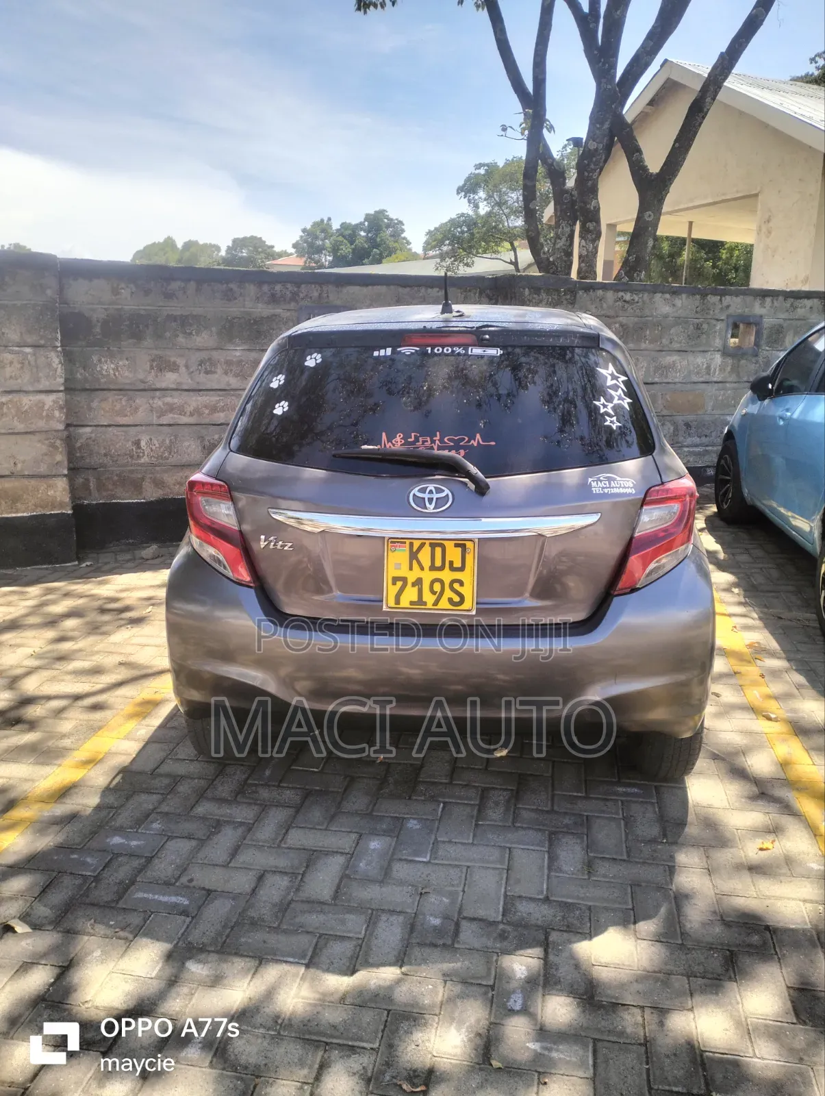Toyota Vitz 1.0 FWD 5dr 2015 Gray