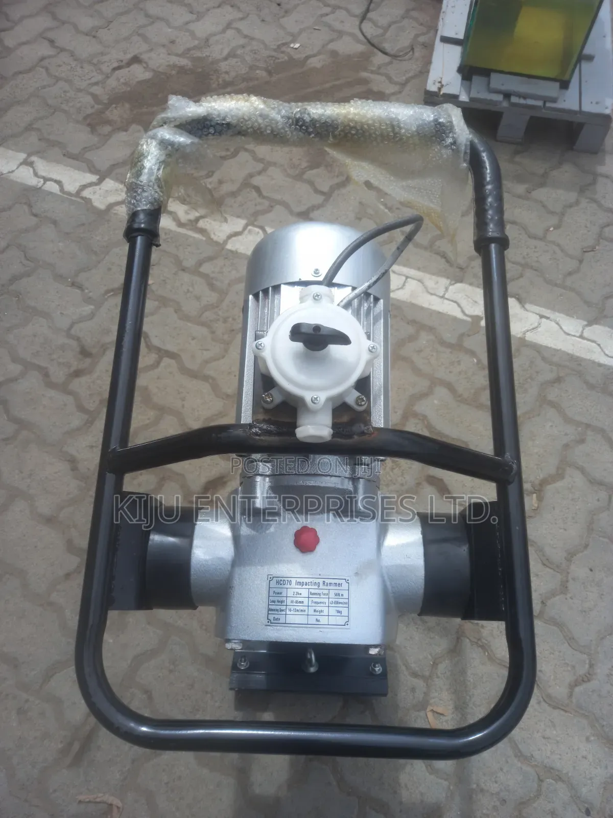 Electric Tamping Rammer Soil Compactor | Hcd70 Compaction Machine