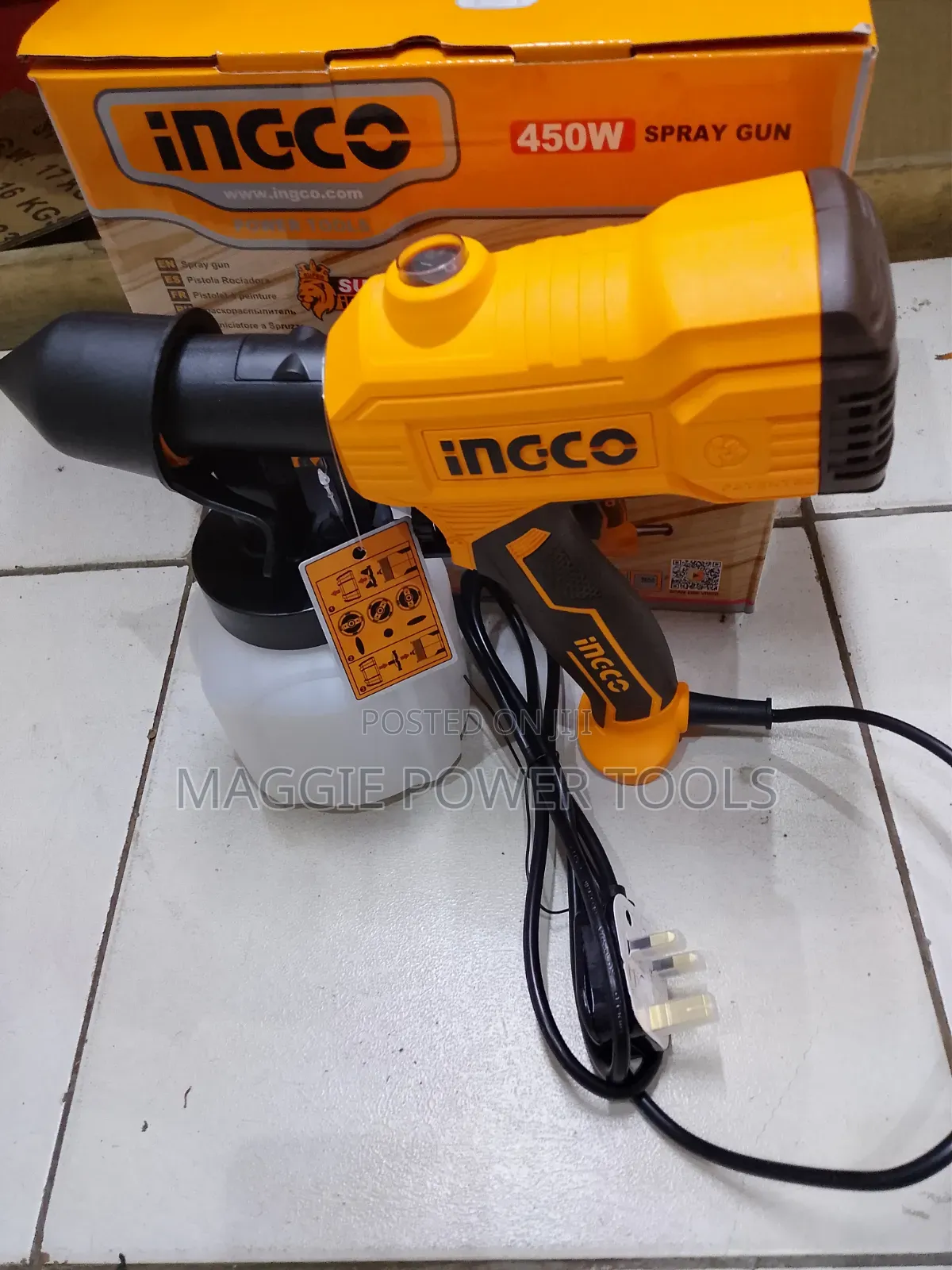 Good Quality and Affordable Ingco Corded Spray Gun/ Reliable Spay Gun