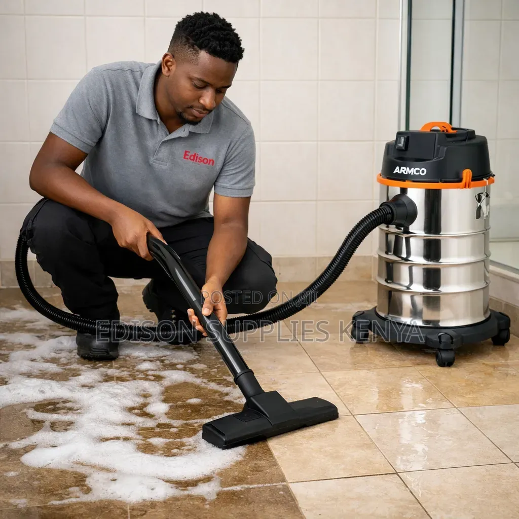 Armco 40l Wet Dry Vacuum Cleaner Stainless Steel 1400w 40 Litres