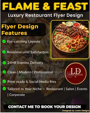 Professional Graphic Design — Flyers & Branding