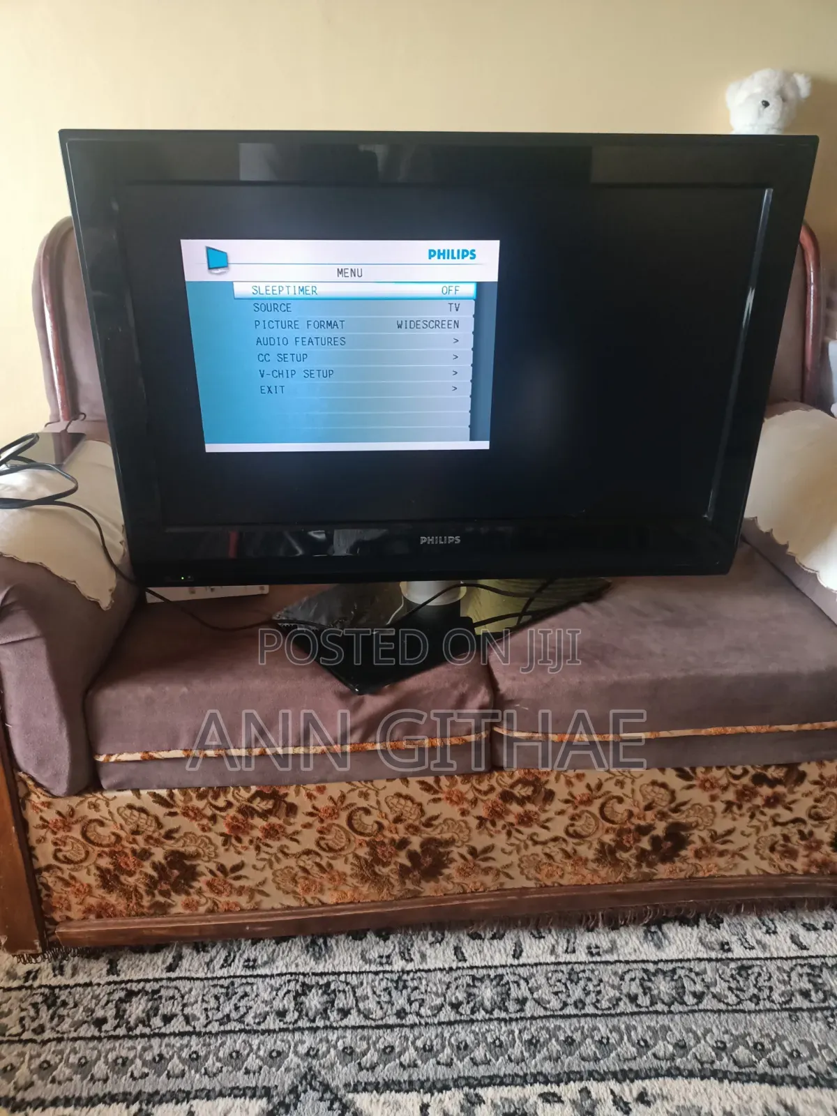 Tv and Cabinet