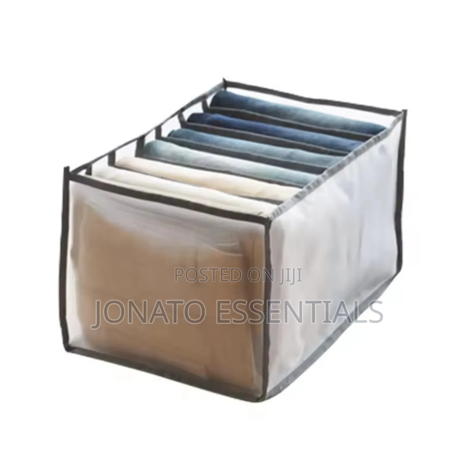 Wardrobe Clothes Organizer Mesh Box for Jeans Trousers