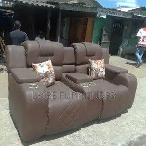 Brown Semi Recliner Seat