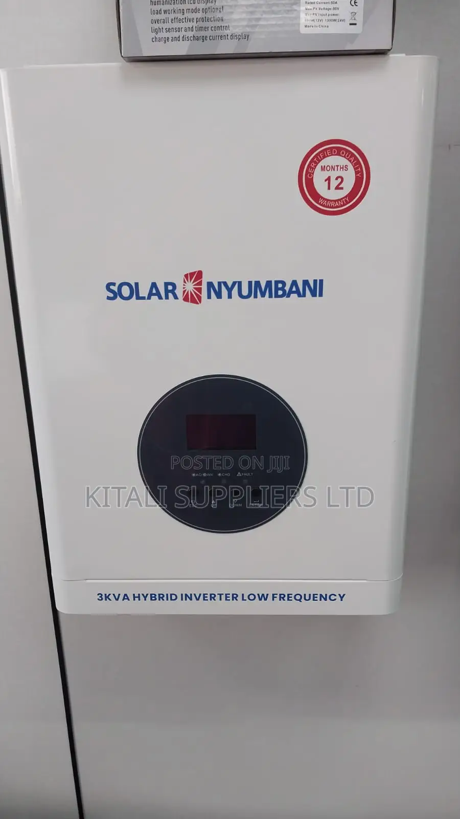 Solar Nyumbani 3kva Low Frequency Hybrid Inverter