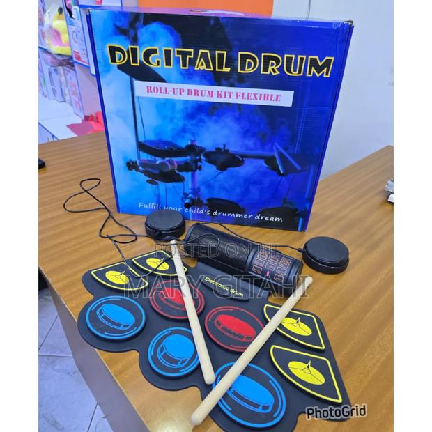 Kids Electric Drum Set - main view