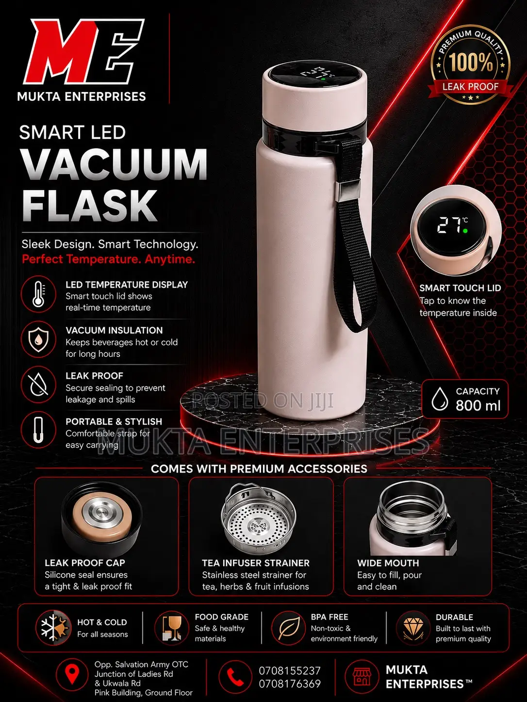 Temprature Display Flask G6242 800ml
