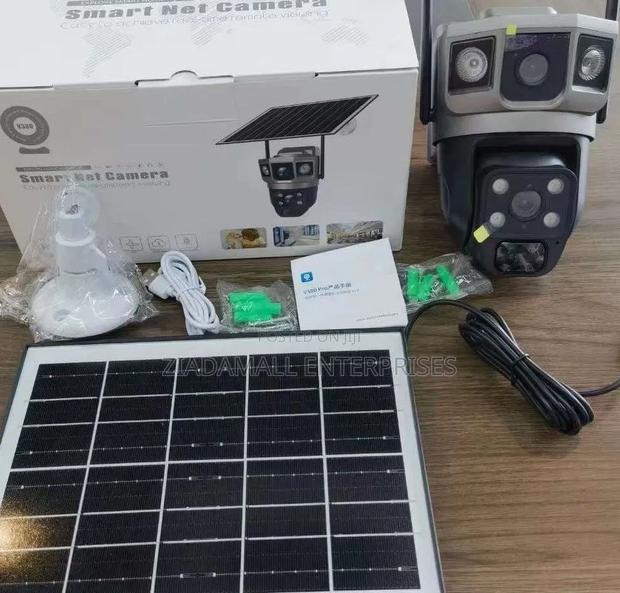Dual Lens Solar Powered 4g PTZ Camera
