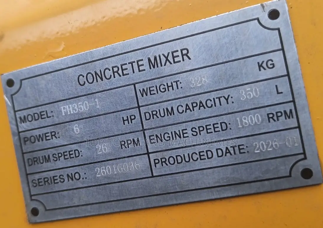 350 Litres Lenhard Germany Diesel Concrete Mixer With Wheels