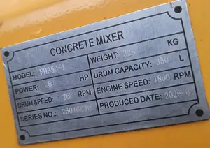 350 Litres Lenhard Germany Diesel Concrete Mixer With Wheels