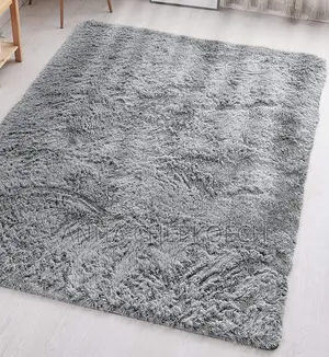 Grey Fluffy Carpet 5*8