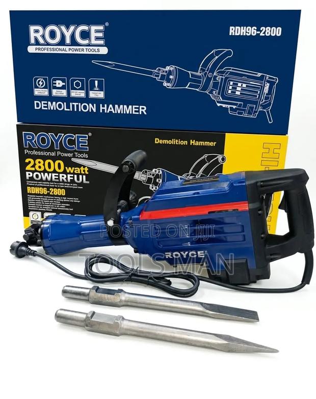 Royce 2800w Professional Demolition Hammer Jackhammer Rdh96-2800. - main view