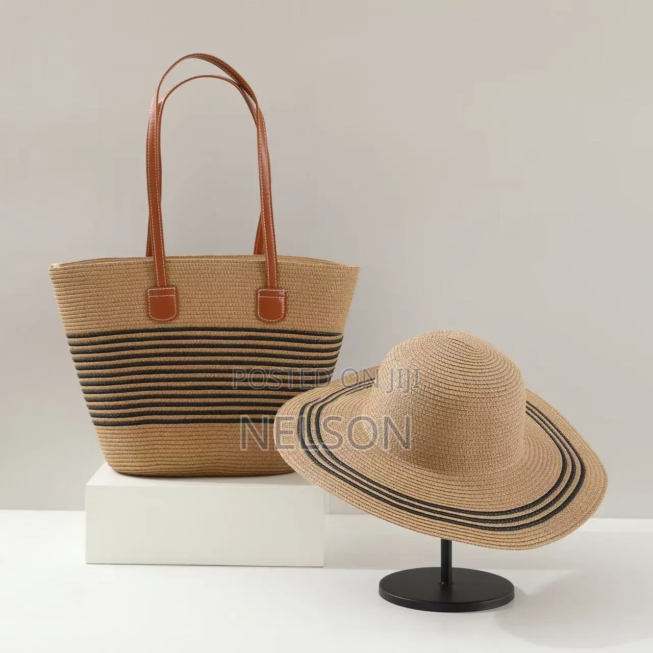 Beach Bag and Hat