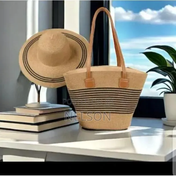 Beach Bag and Hat