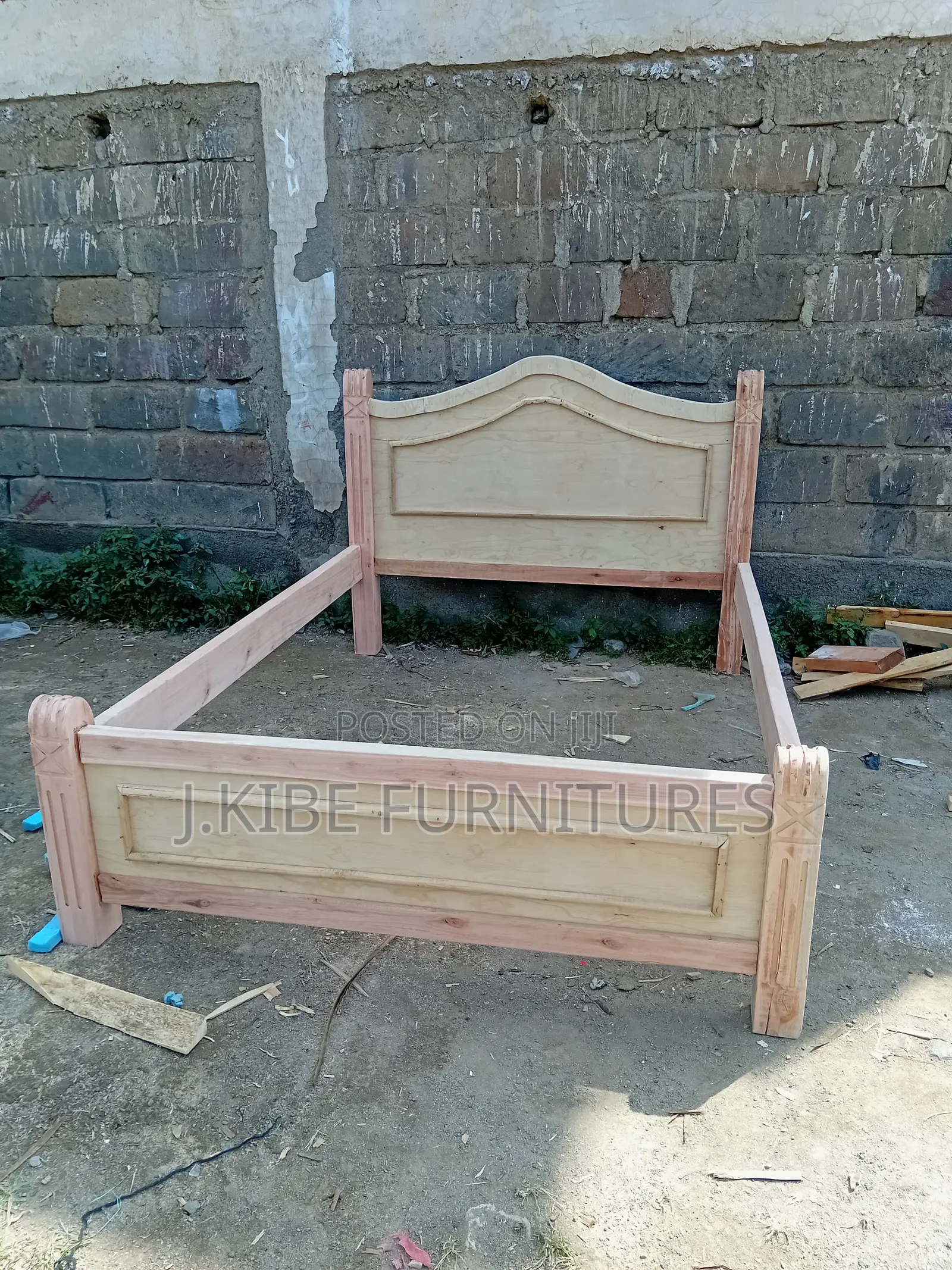 Brown Colour Bed