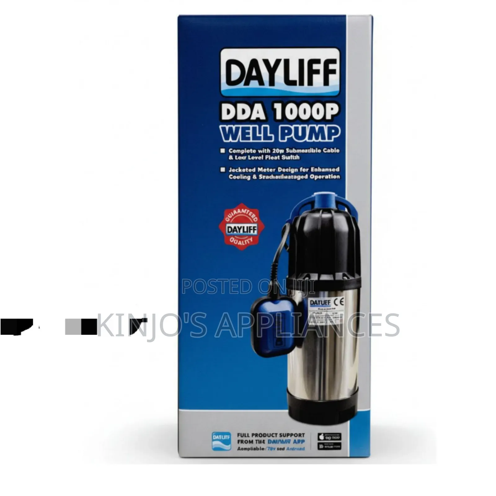 Dayliff Submersible Well Water Pump 1hp / 1hp Well Pump