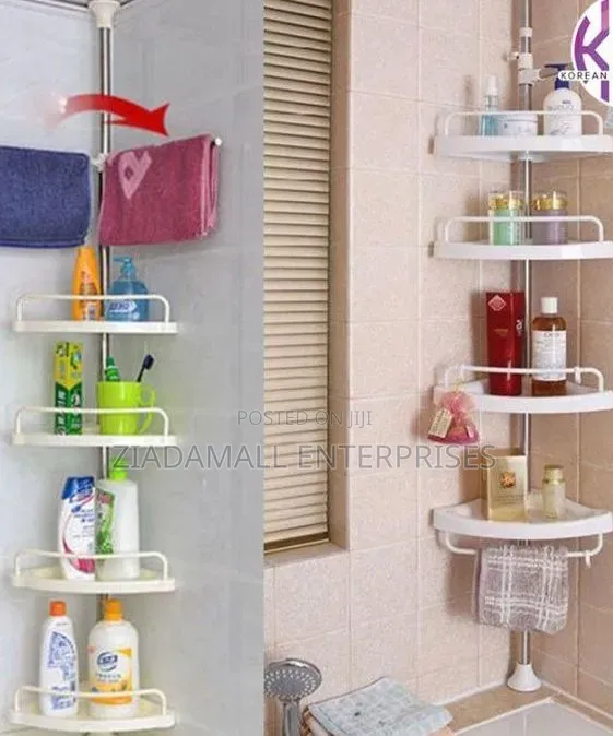 Corner Shelf for Smart Bathroom Storage