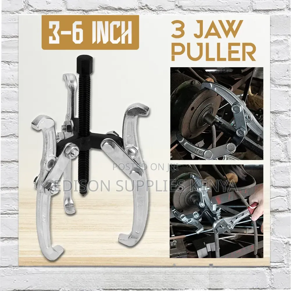 Gear Puller 3-jaws Pulley Gear Bearing Flywheel 4" / 6" / 8" Inch