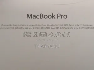 A1502 Motherboard I5 5287u Fine 8gb Ram Fine SSD Is Dead Screen Dark