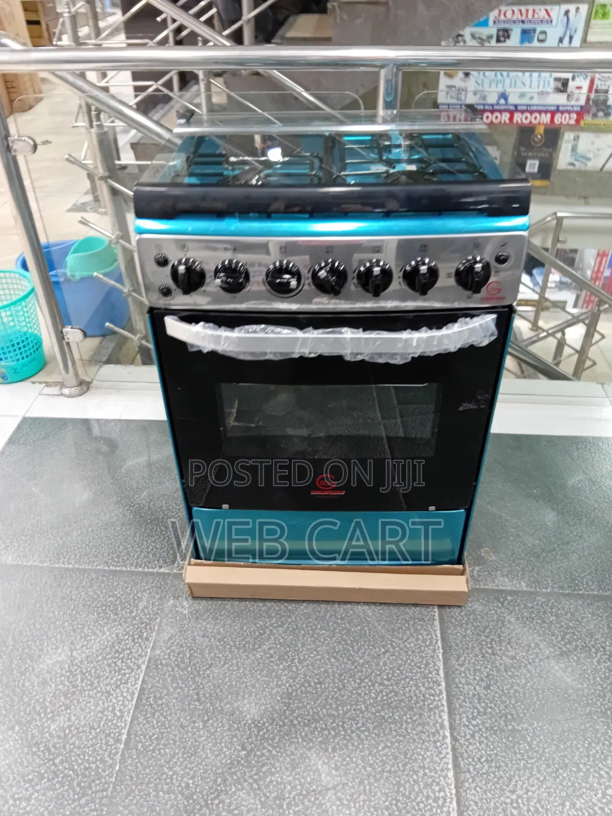 Eurochef 60l Stainless – 3 Gas + 1 Electric Burner Wi