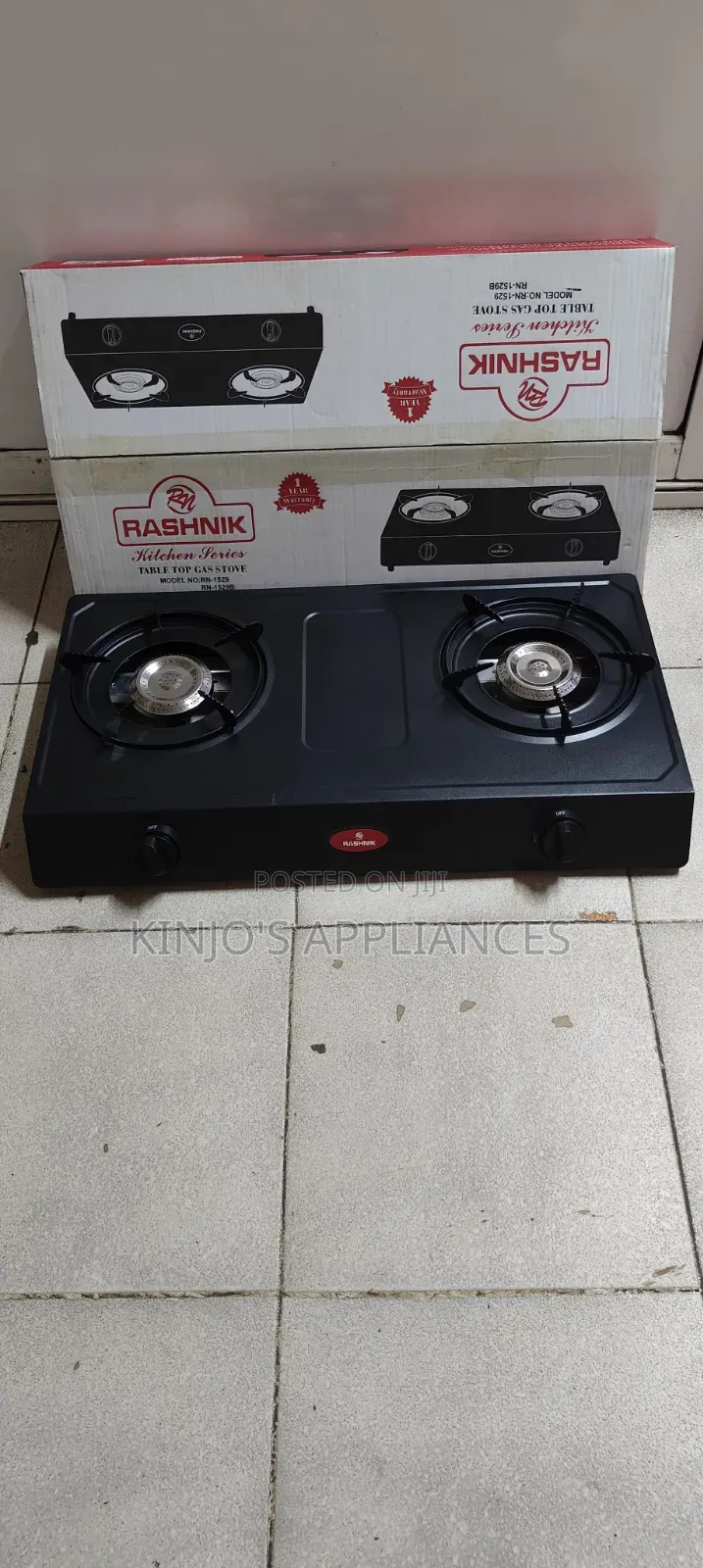Rashnik Stainless Steel 2burner Cooker 
Rn 1529