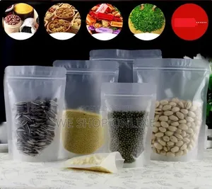 16*24cm Matte Finish Stand Up Pouch Bags With Ziplock,50pcs