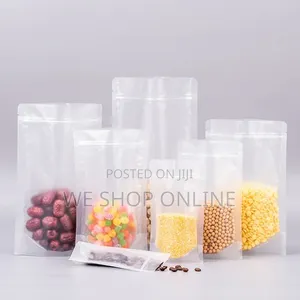 15×22cm Matte Finish Stand Up Pouch Bags With Ziplock,50pcs