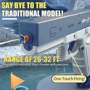 Automatic Electric Glock Water Gun Spray Pistol Battery Squirt Gun Toy