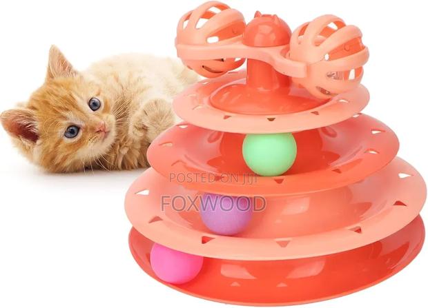 Cat Turntable Toy With Spring Toy ( - thumbnail 3