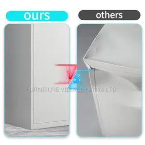 Steel Office Cabinet With Glass Doors