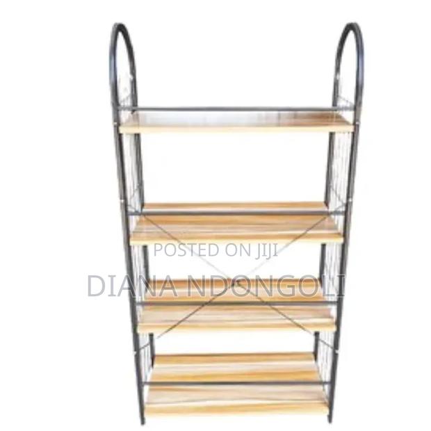 Four Tier Wooden Shoe Rack