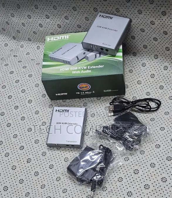 60m Usb Hdmi KVM Extender Over Lan Cable Full Hd 1080p