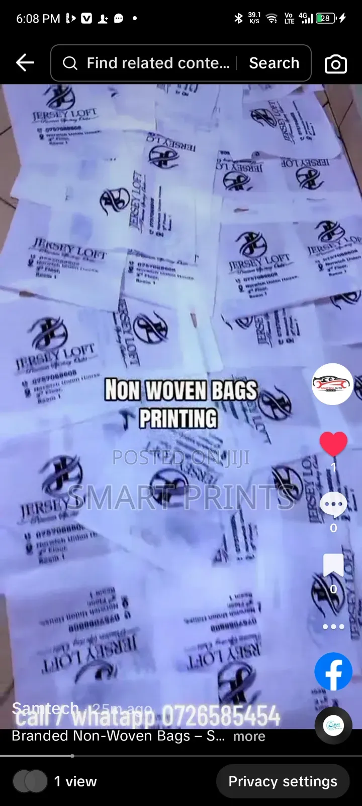 Custom Bag Printing