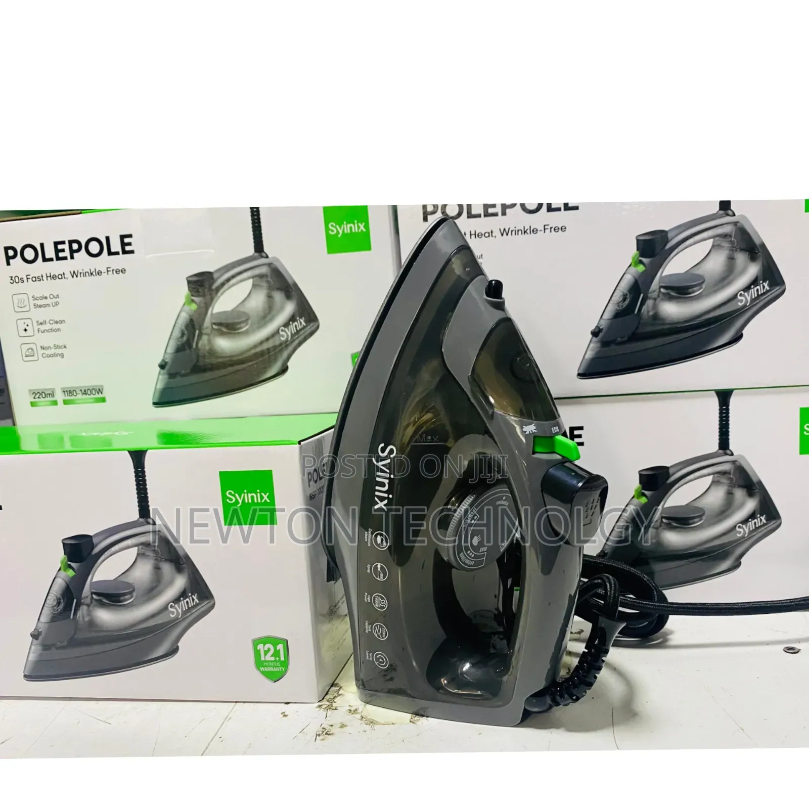 Syinix Steam Iron (1009) 1180-1400w