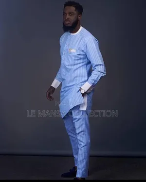 Modern Pinstripe Suit
