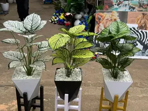 Artificial Flowers With Stand