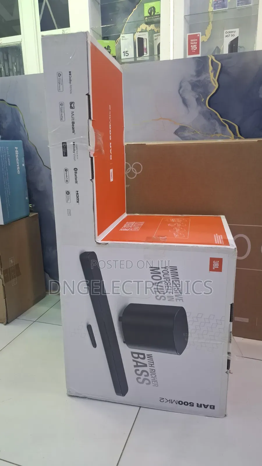 JBL Bar 500mk2 5.1ch 750w Wireless Soundbar