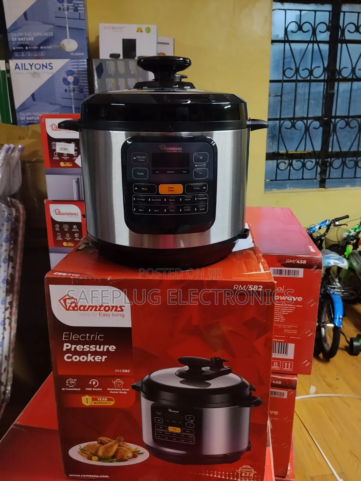 6l Ramtons Pressure Cooker – Stylish Efficient