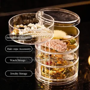 4-Layer Rotating Jewelry Organizer