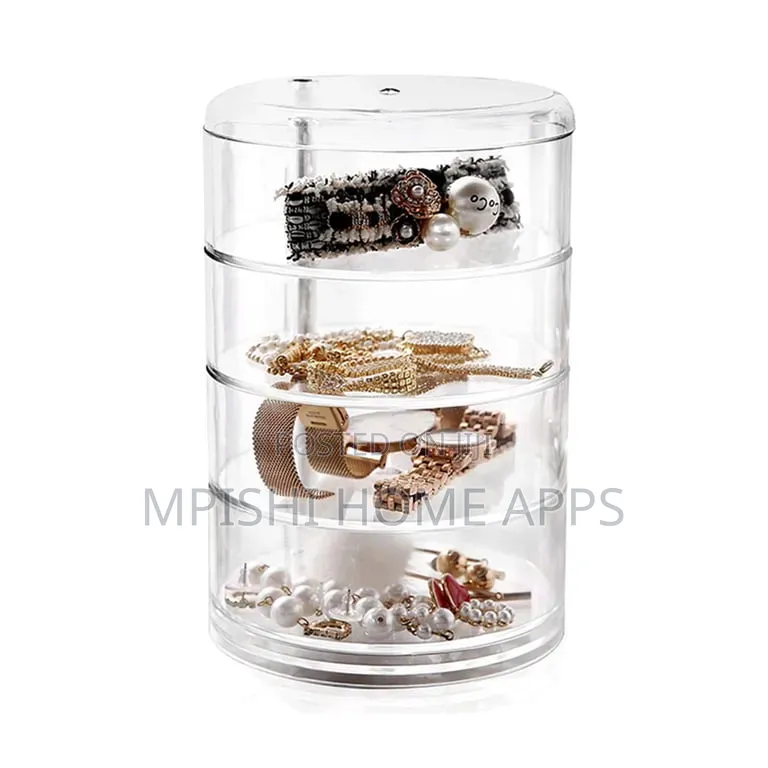 4-Layer Rotating Jewelry Organizer