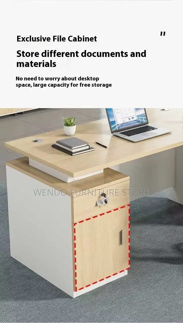Office Desk; 1200mm Home Office Desktop Wooden Desk
