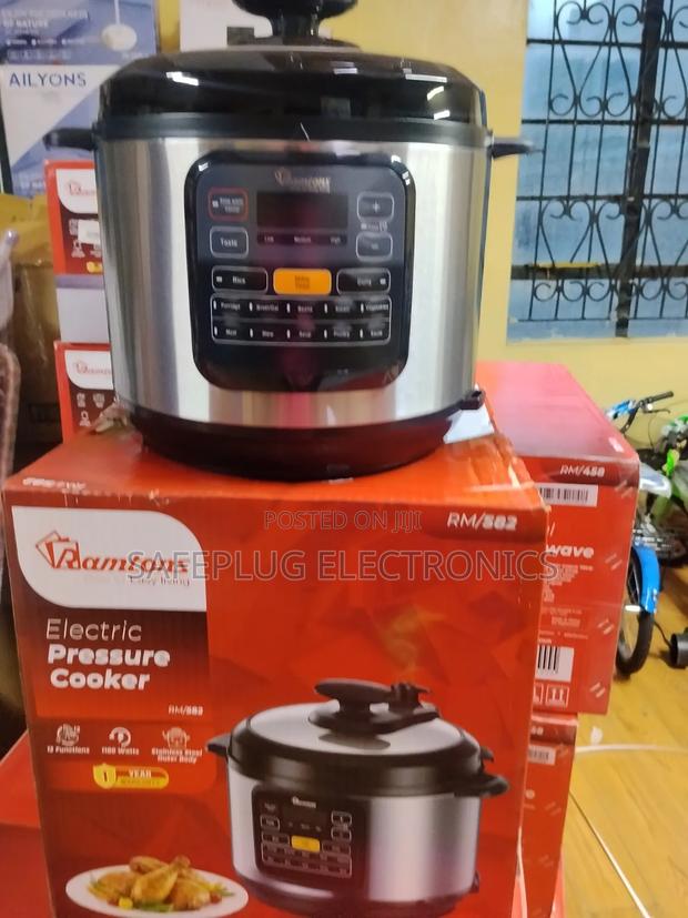 Ramtons 6l Electric Pressure Cooker - thumbnail 3
