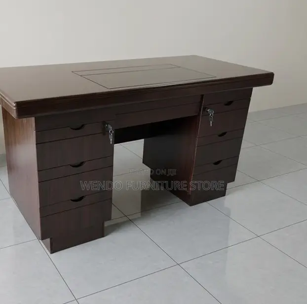 Office Desk; 1400mm Premium Home Offices Mahogany Desk