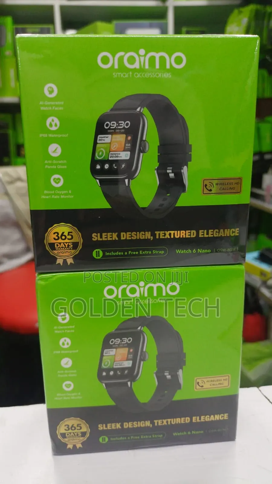 Oraimo Watch 6 Nano 1.52" TFT Full Touch Smart Watch