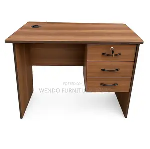 Office Table; 1 Meter Home Office Clerical Desk With Storage Drawer