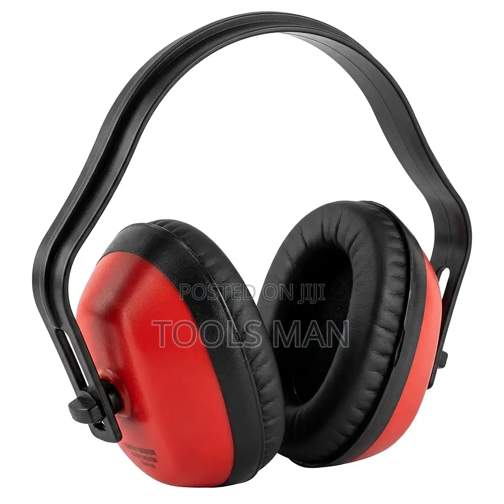 Industrial Safety Ear Muffs - High Noise Reduction (Nrr 26db) Red