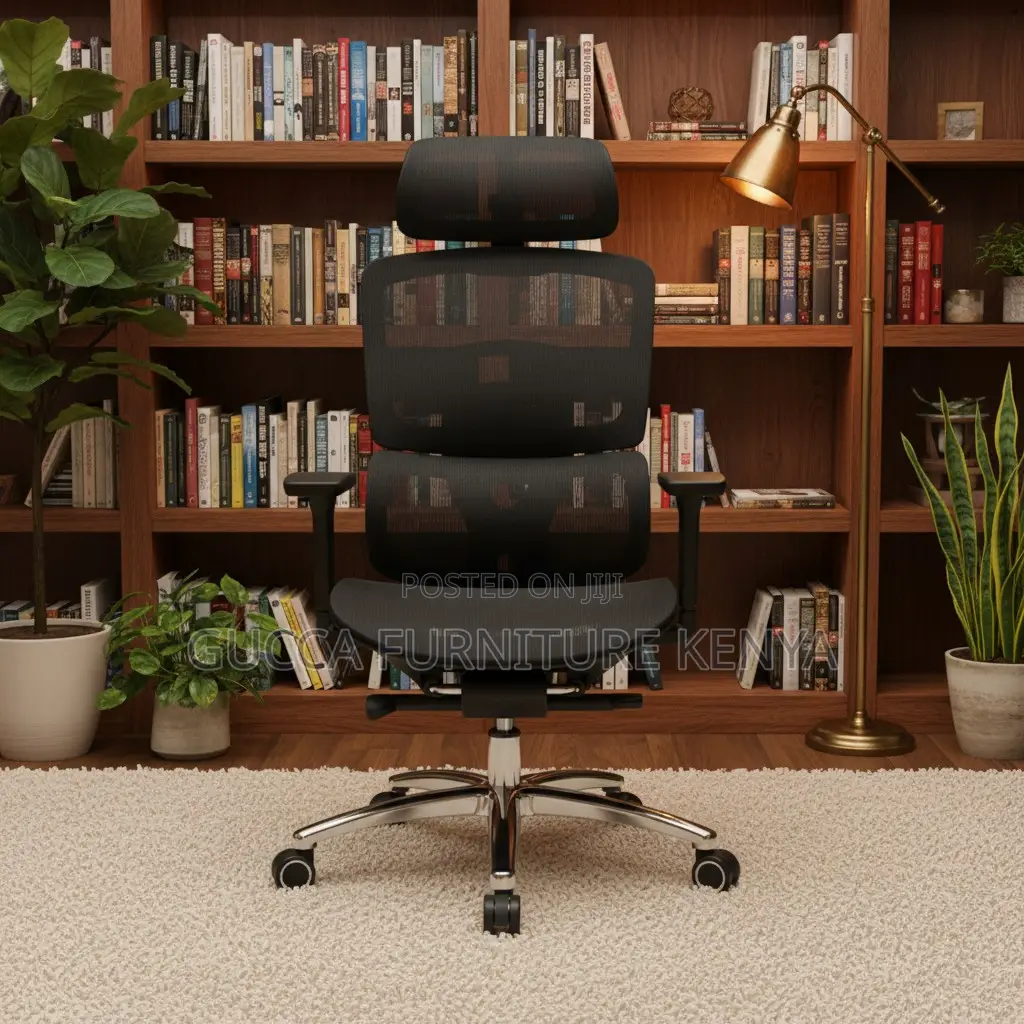 Orthopedic Mesh Seat With Footrest
