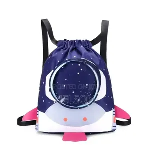 Cartoon Print Fitness Action Back Swimming Bag