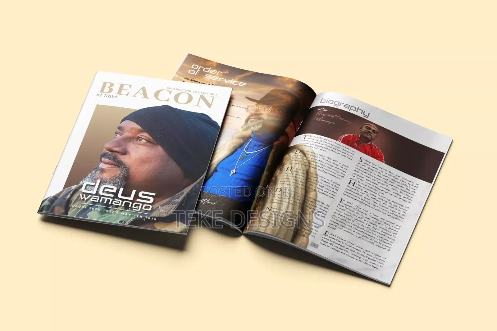 Euology Design and Printing Services